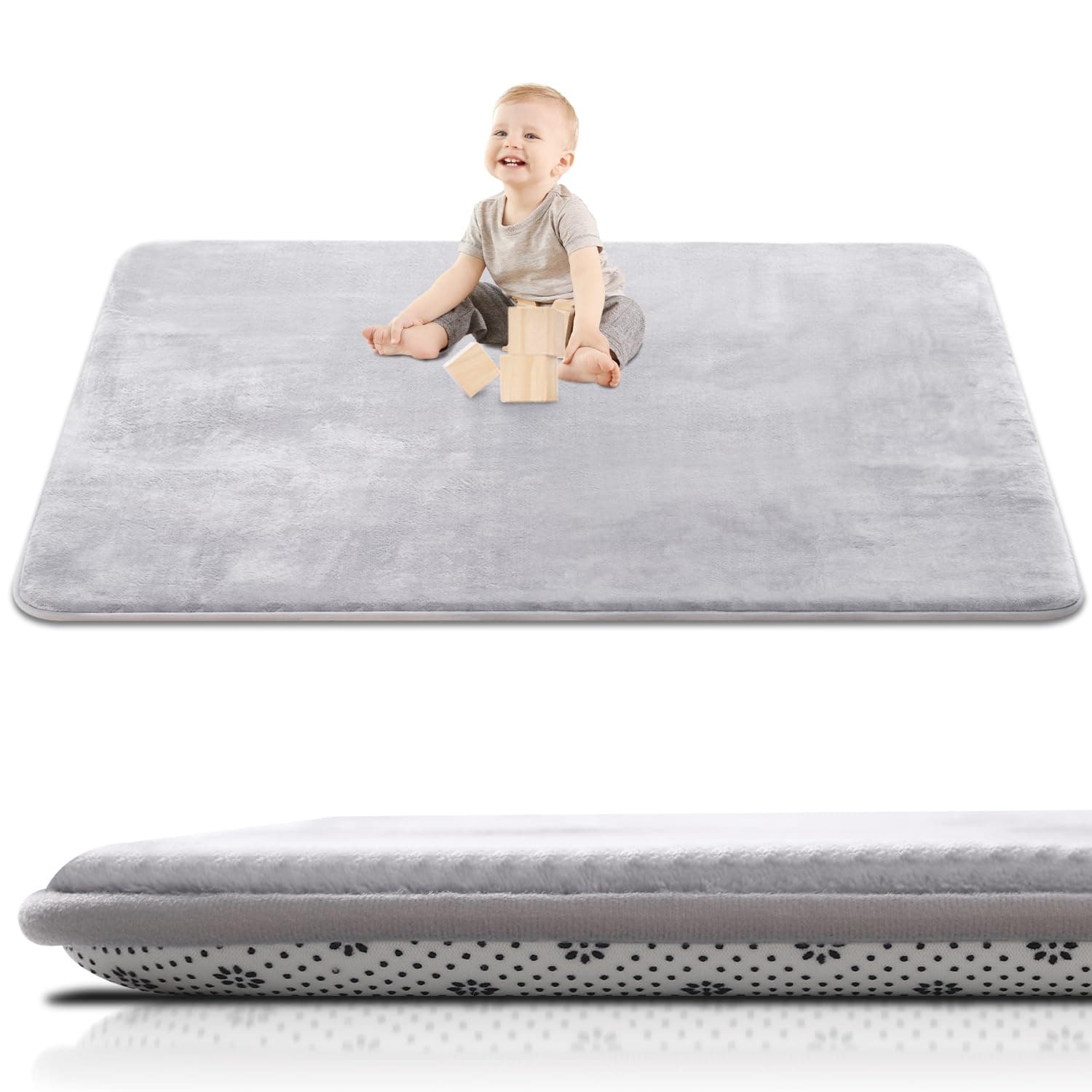 SEPARO Thick Baby Play mat for Floor,Cushioned for Infant,Babies and Toddler