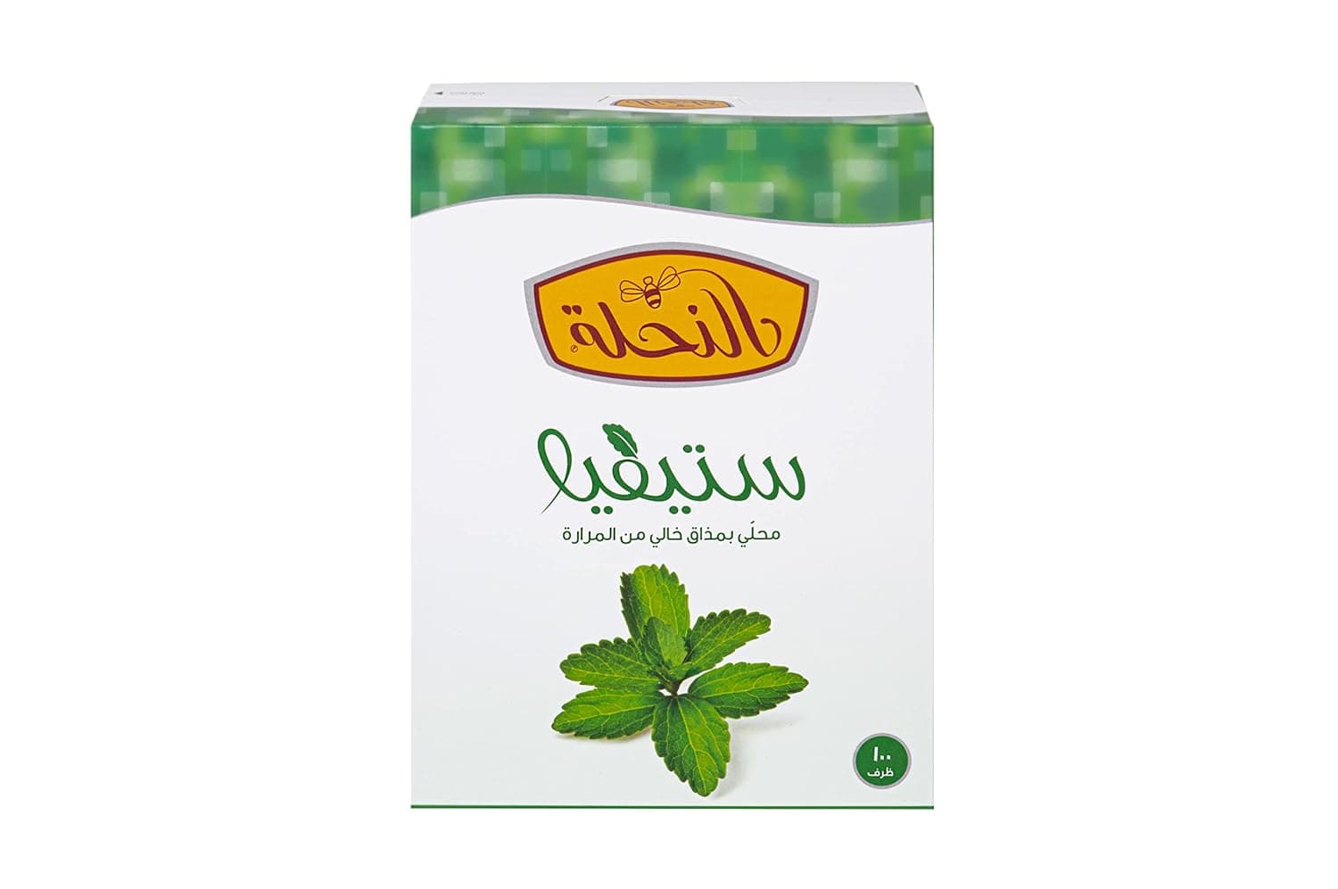 سكر محلي ستيفيا من النحلة، عبوة 100 كيس