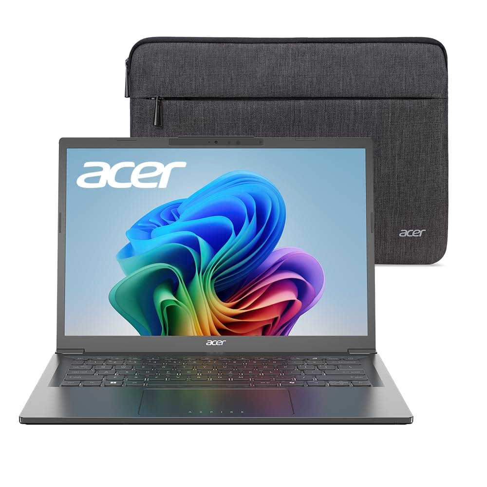 Acer Aspire 14 AI Copilot+ PC - Intel Core Ultra 5 226V & 14" WUXGA Touch - NPU: up to 40 tops - GPU: up to 53 top | Intel Arc 130V | 16GB LPDDR5X | 1TB Gen 4 SSD | Wi-Fi 6E | A14-52MT-59DP
