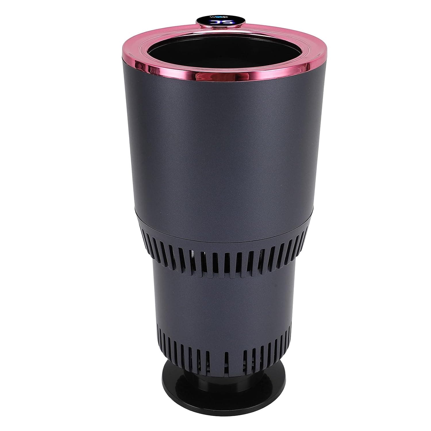 2 in 1 Car Cup Warmer with Fast Heating and Cooling for Car Travel and Commuting Made Of ABS Aluminum 6.5x3.9in (Purple)