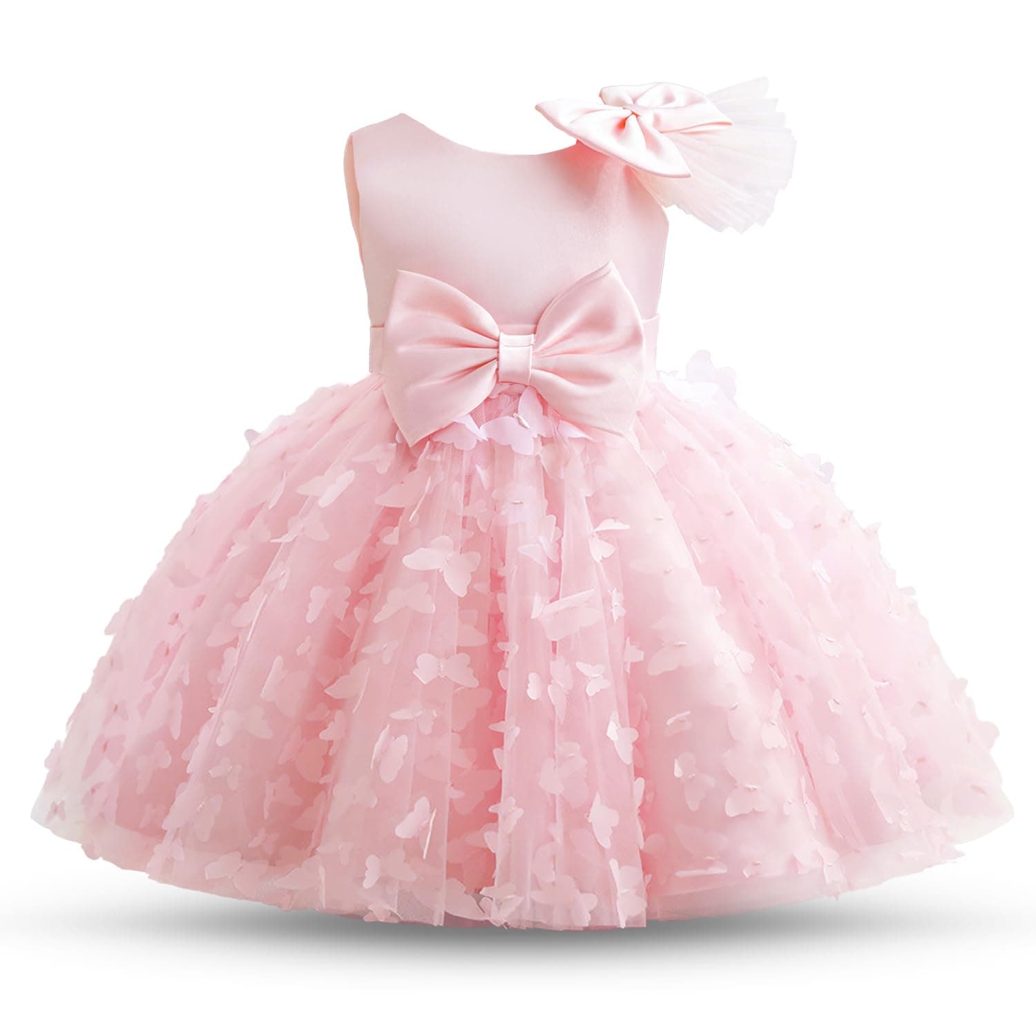 NNJXD Baby Girl Birthday Party Dress Tutu Toddler Girl Sequins Pageant Ball Gown
