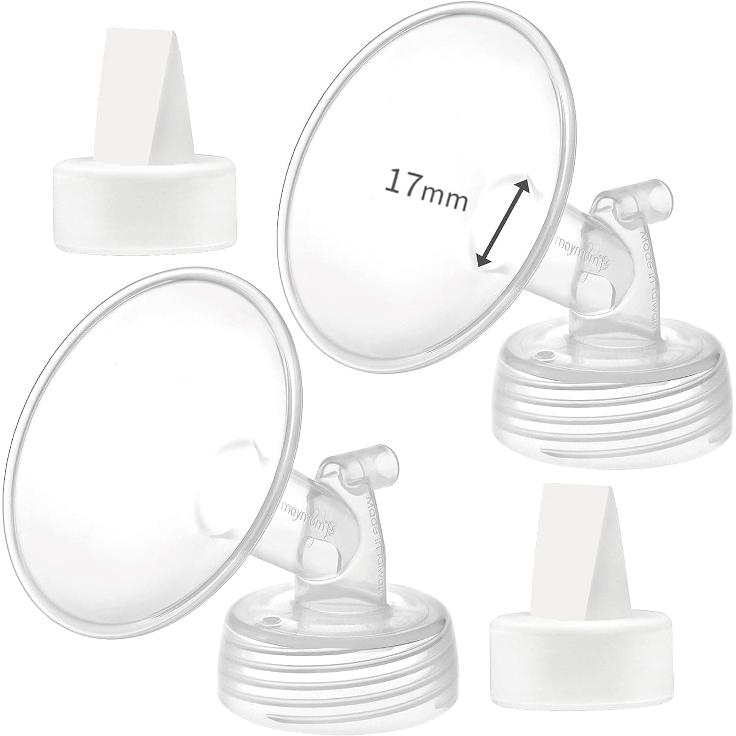 LinJie Maternal and Child Accessories,Flange And Duckbill Valve Compatible With Spectra S1 Spectra S2 9 Plus Replace Pump Parts Flange Duckbill Valve (17mm)