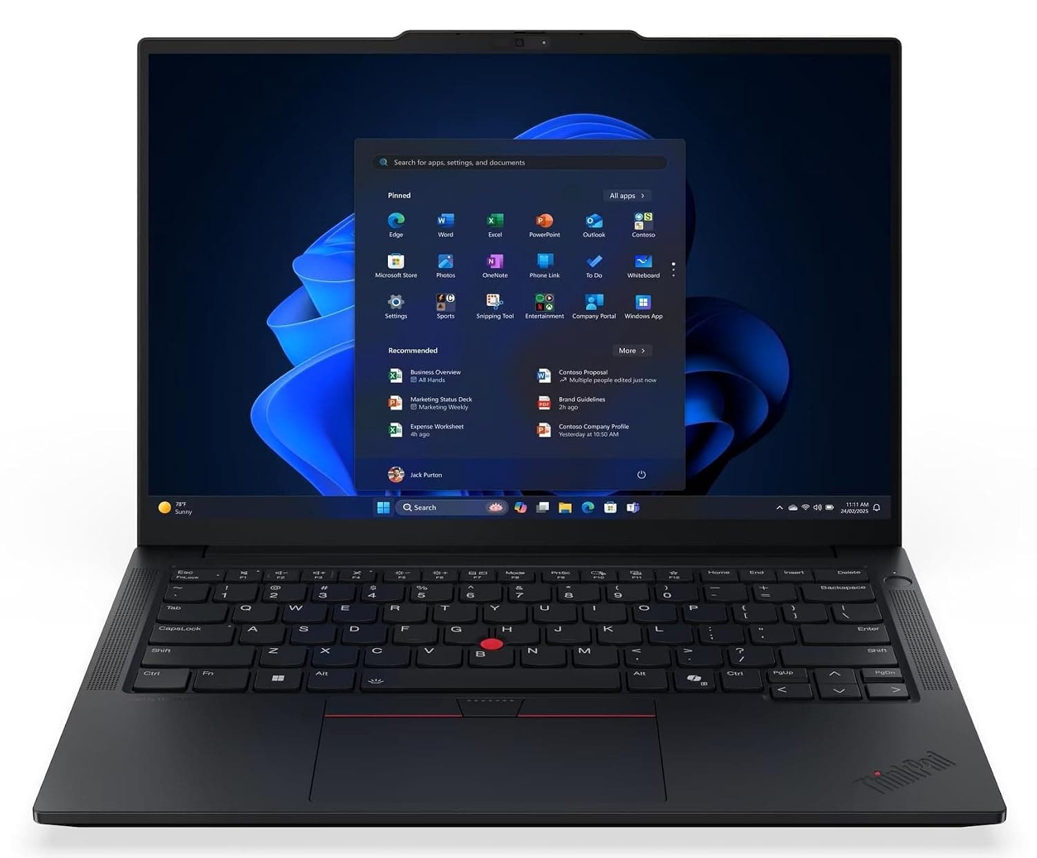 Lenovo ThinkPad E14 Gen 7 (14"), Intel Core Ultra 7 258V, 32 GB LPDDR5X, 1 TB SSD, Intel Arc 140V GPU, Windows 11 Pro 64