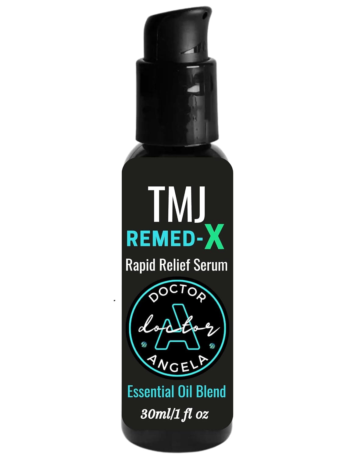Dr. A's TMJ Remed-X Jaw Relief Serum | TMJ Relief Product Jaw & Neck Treatment | Natural, Holistic, Organic Essential Oils for TMJ Tension | Eases Teeth Grinding & Clinching