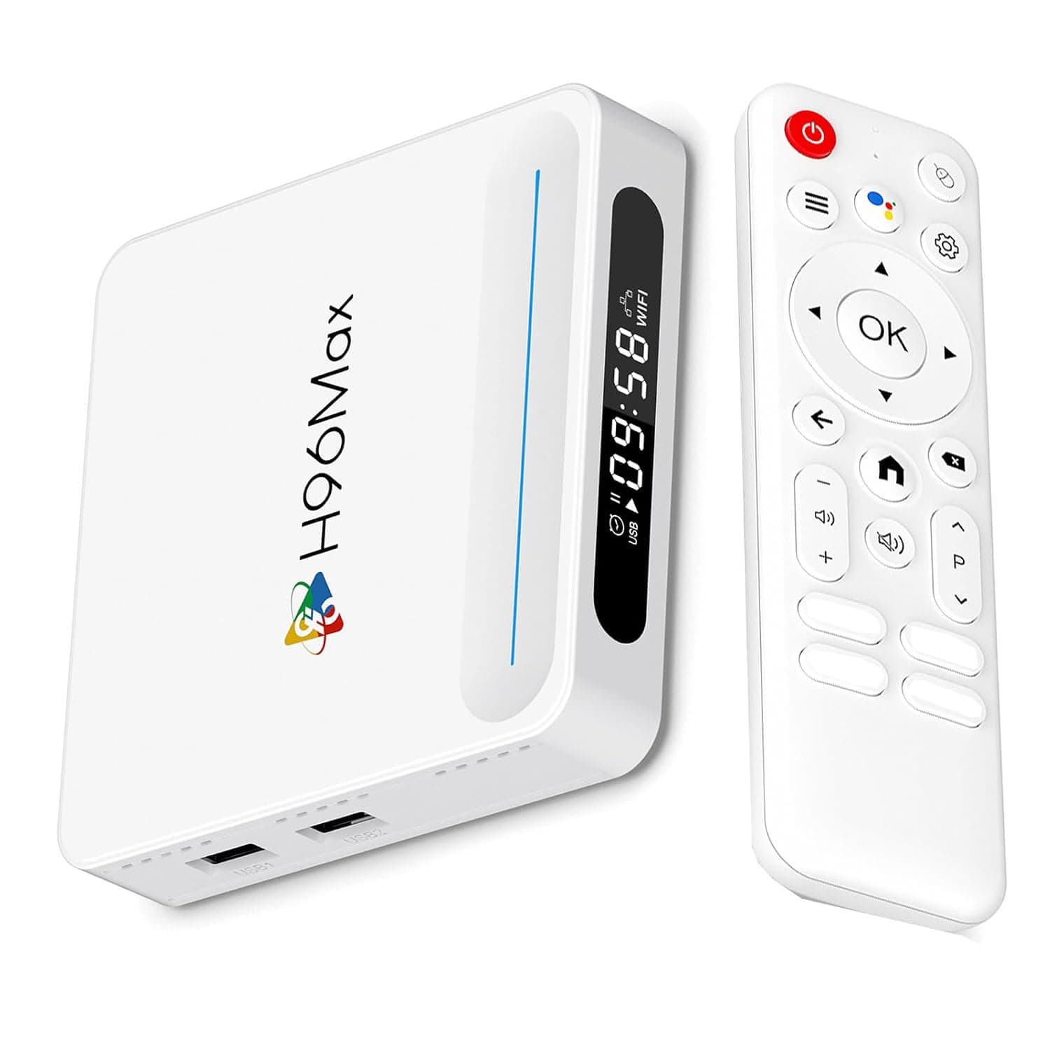 MXIII Android 14.0 4GB RAM 128GB ROM H618 Plus Dual-WiFi 6.0 with 3D 8K BT 5.4 USB