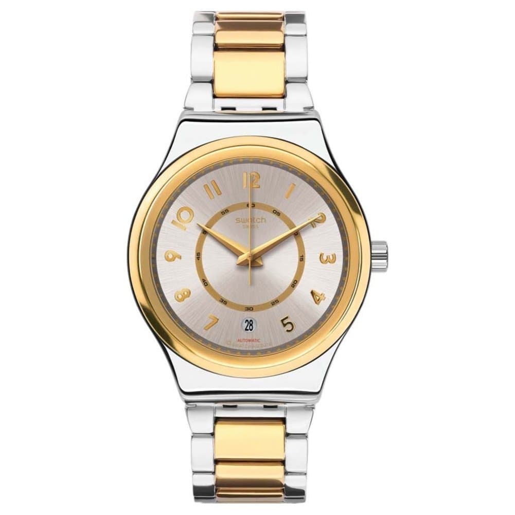 Swatch Men's Irony YIS410G Gold Stainless-Steel Automatic Fashion Watch