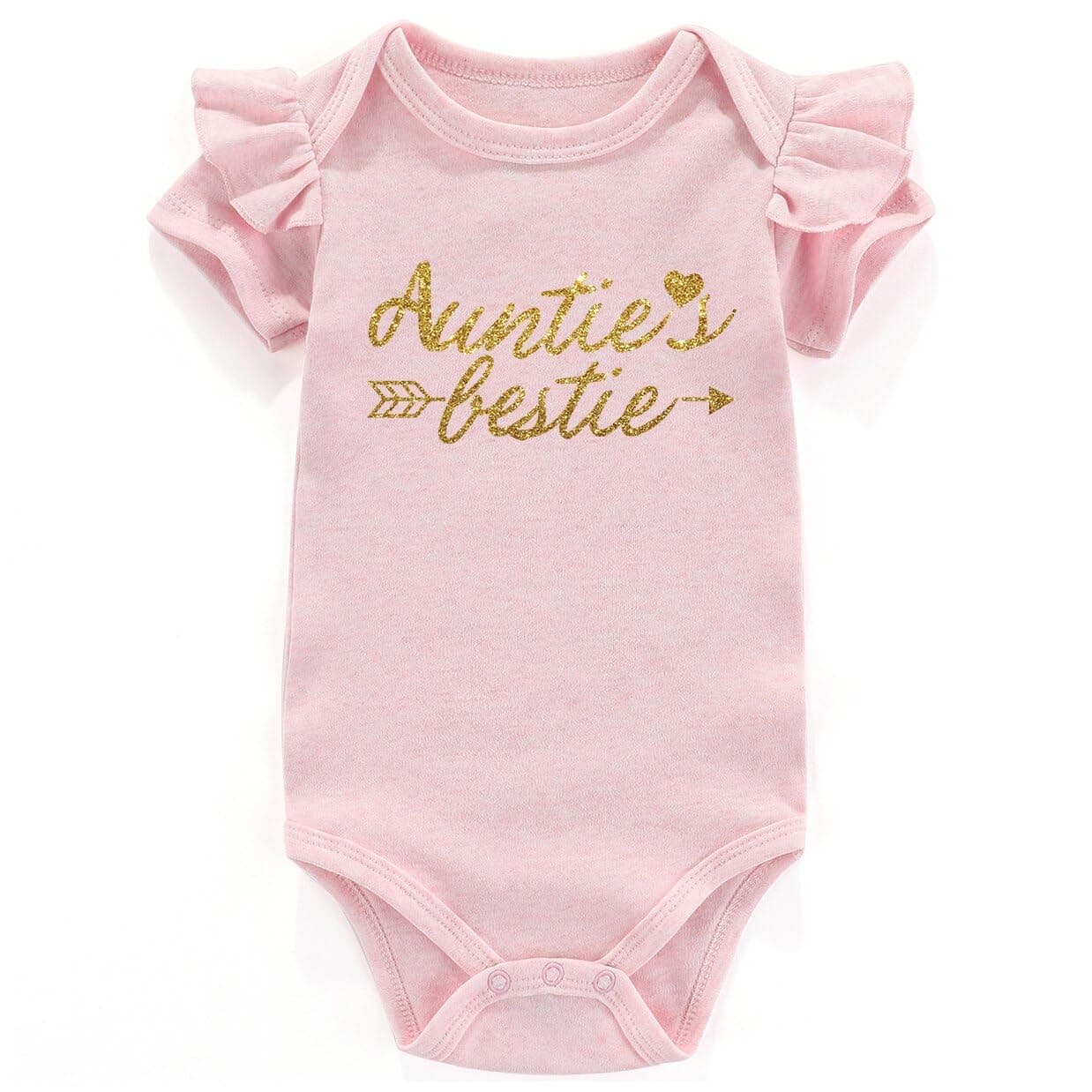 Aunt Cool Than Dad Baby Boy Clothes Unisex Funny Newborn Girl infant Bodysuit 0-3 months