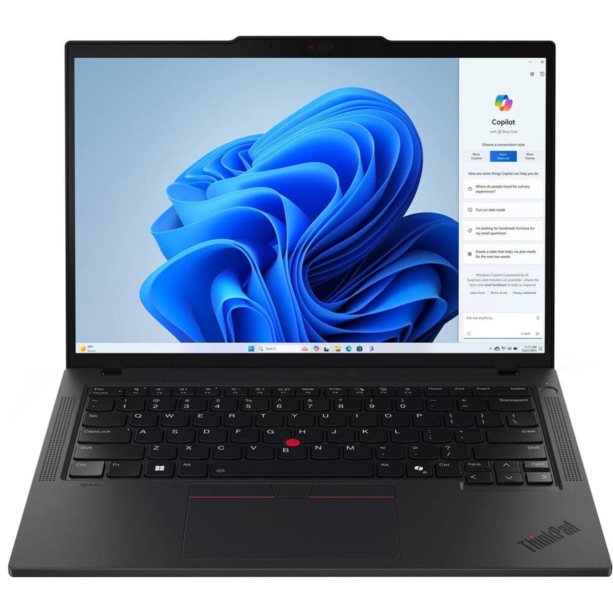 Lenovo ThinkPad T14 Gen 5 21ML0055US 14 Notebook - WUXGA - Intel Core Ultra 7-32 GB - 1 TB SSD - English Keyboard - Black