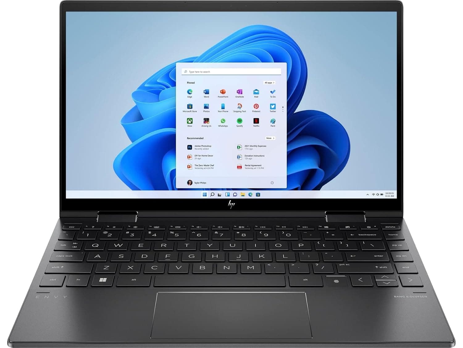 HP ENVY x360 Convert 13-ay1035nr, 13.3", Touch Screen, AMD Ryzen™ 7, 16GB RAM, 512GB SSD, Full HD, Windows 11 Home, Nightfall Black Aluminum