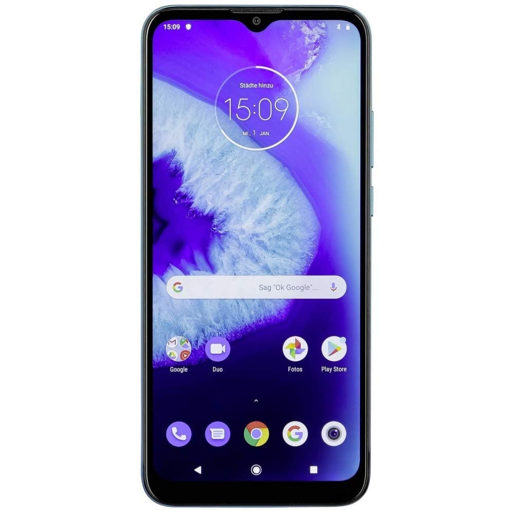 Motorola Moto G8 Power lite DUAL-SIM 64GB ROM + 4GB RAM (GSM Only | No CDMA) Factory Unlocked 4G/LTE Smartphone (Arctic Blue) - International Version