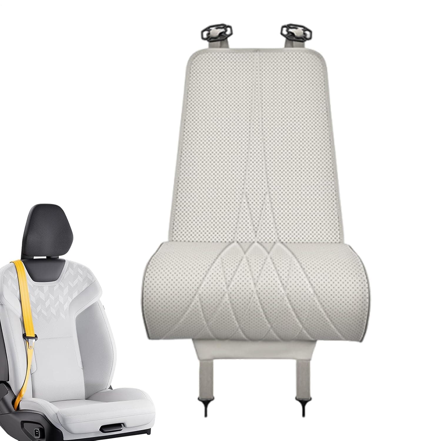 Car Seat Extender - Chair Extension Cushion - Leg Pressure Support Seat Extender Cushion for Work Home Trains Chair Road Trip Car Truck