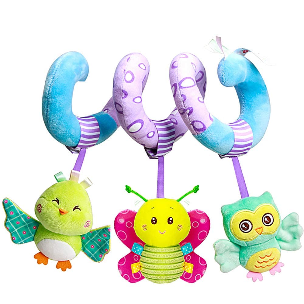 Baby Car Seat Toys, Spiral Hanging Activity Toy (sky)