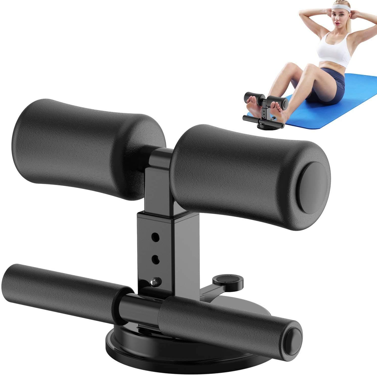 Aegon Sit Up Assistant Device Bar |Abs Master Home Gym Crunches Equipment Gym Instrument for Home Workout Abdomen Exercise Push Up Abs Workout Equipment with Self Suction Adjustable & Portable