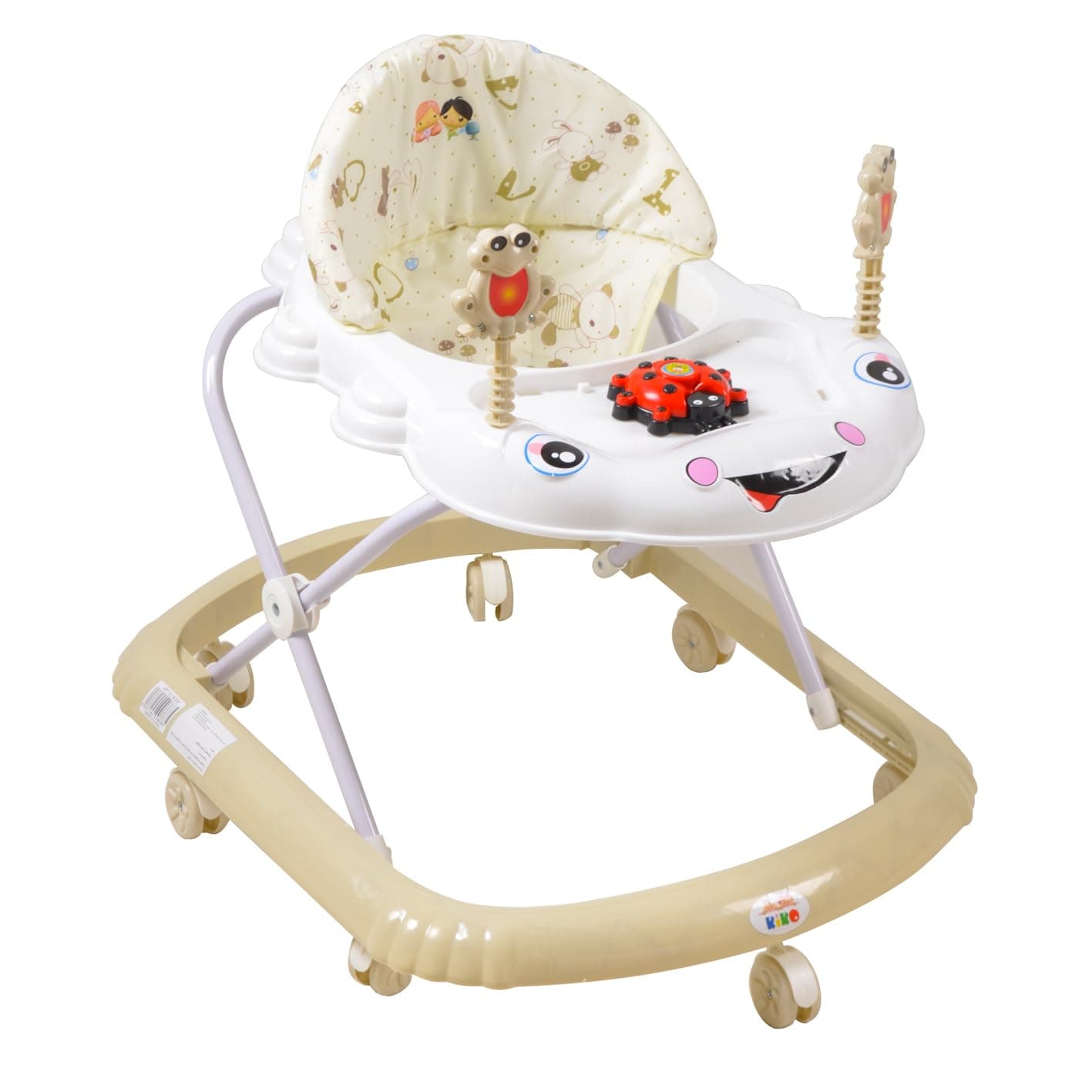 Kiko 23-2008N Baby Walker with Toys, Beige