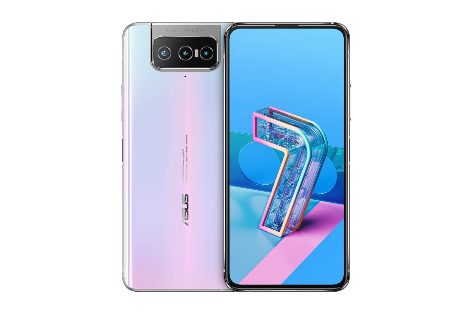 ASUS Zenfone 7 Pro ZS671KS Dual-SIM 256GB + 8GB RAM Factory Unlocked 5G Smartphone (Pastel White) - International Version