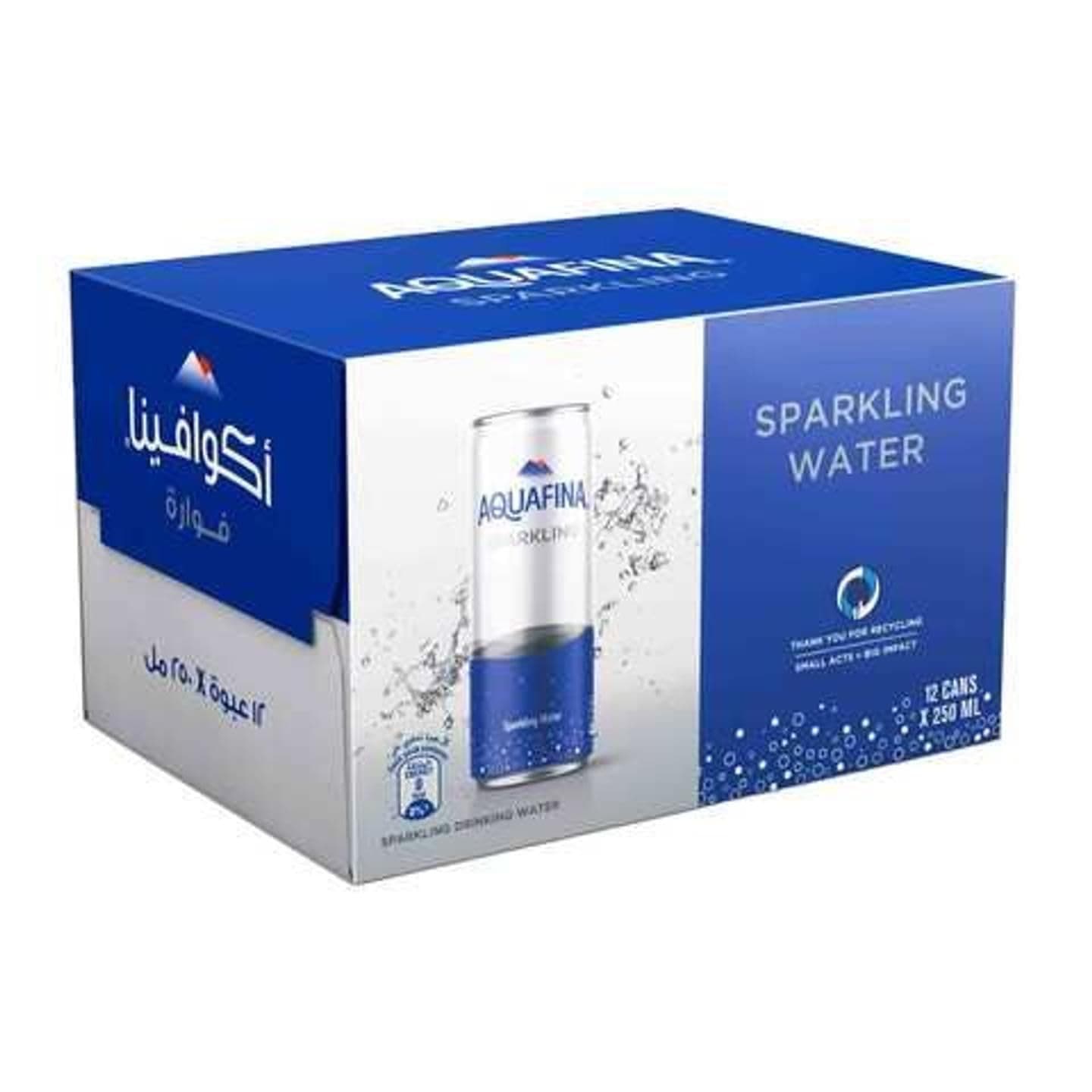 Aquafina Sparkling Water Can 12×250Ml