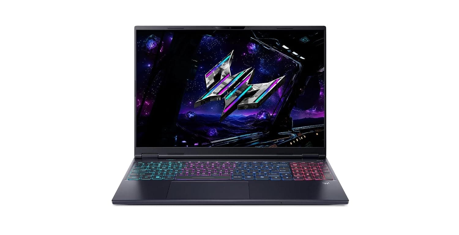 acer Laptop Gamer Predator Helios Neo 16S NVIDIA GeForce RTX 5070 Ti Intel Core Ultra 9 275HX 32GB DDR5 SSD 1TB 16" WQXGA 240Hz English Keyboard Gaming Advanced and Extreme Multitasking