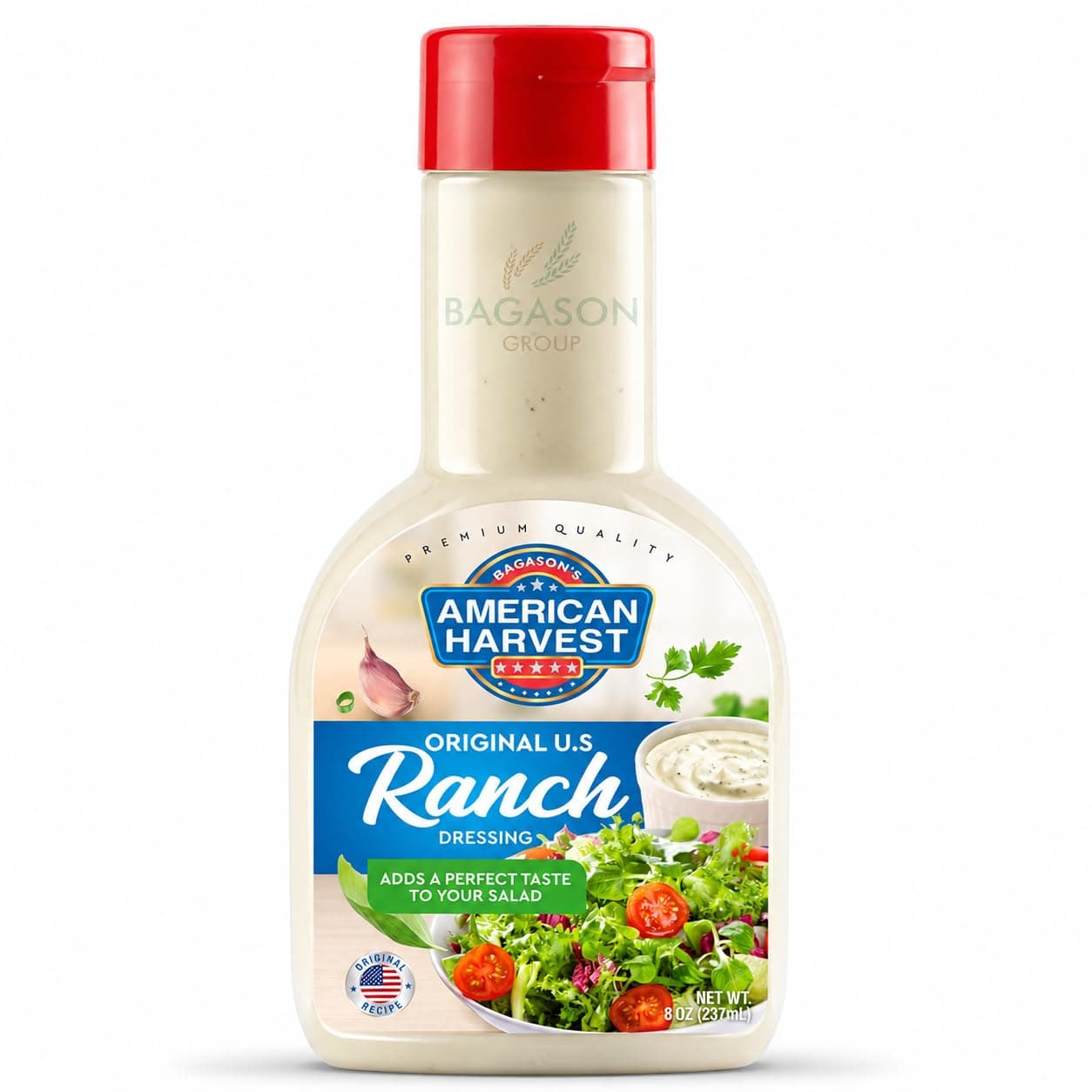 American Harvest Original Ranch Salad Dressing Sauce, 237ml (8oz.)