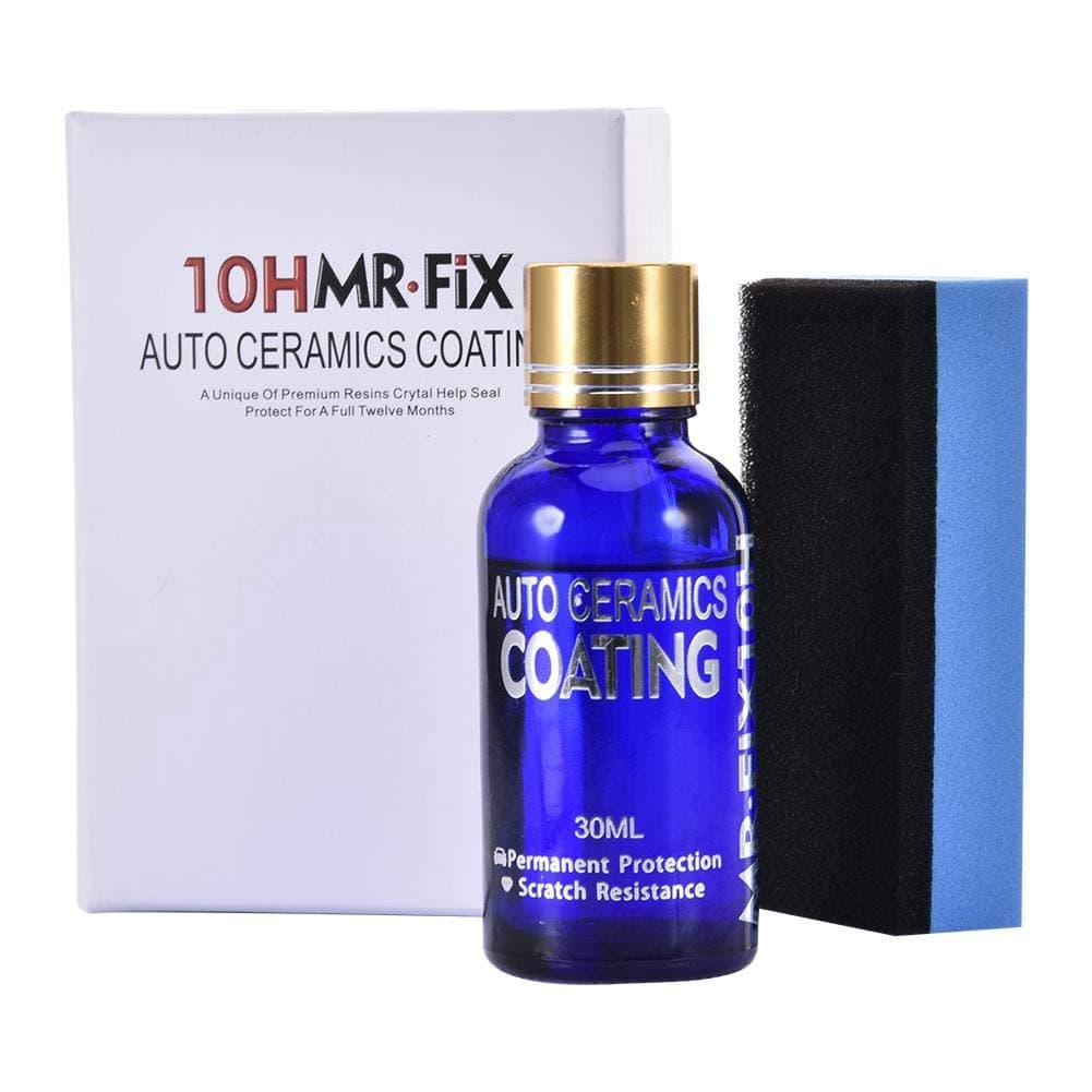 10H Hardness Nano Super Ceramic Coating Kit for Cars - Hydrophobic Paint Care Polishing Liquid for Auto and Motorcycle (30ML)