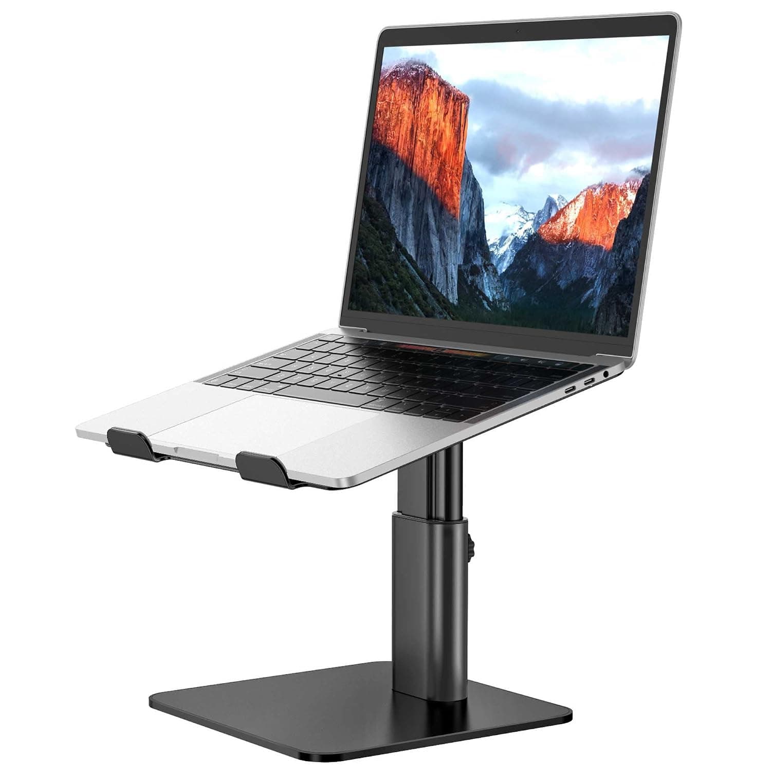 BESIGN LSX6N Laptop Stand, Adjustable Ergonomic Laptop Riser, Computer Stand Compatible with 10-15.6 (Black)