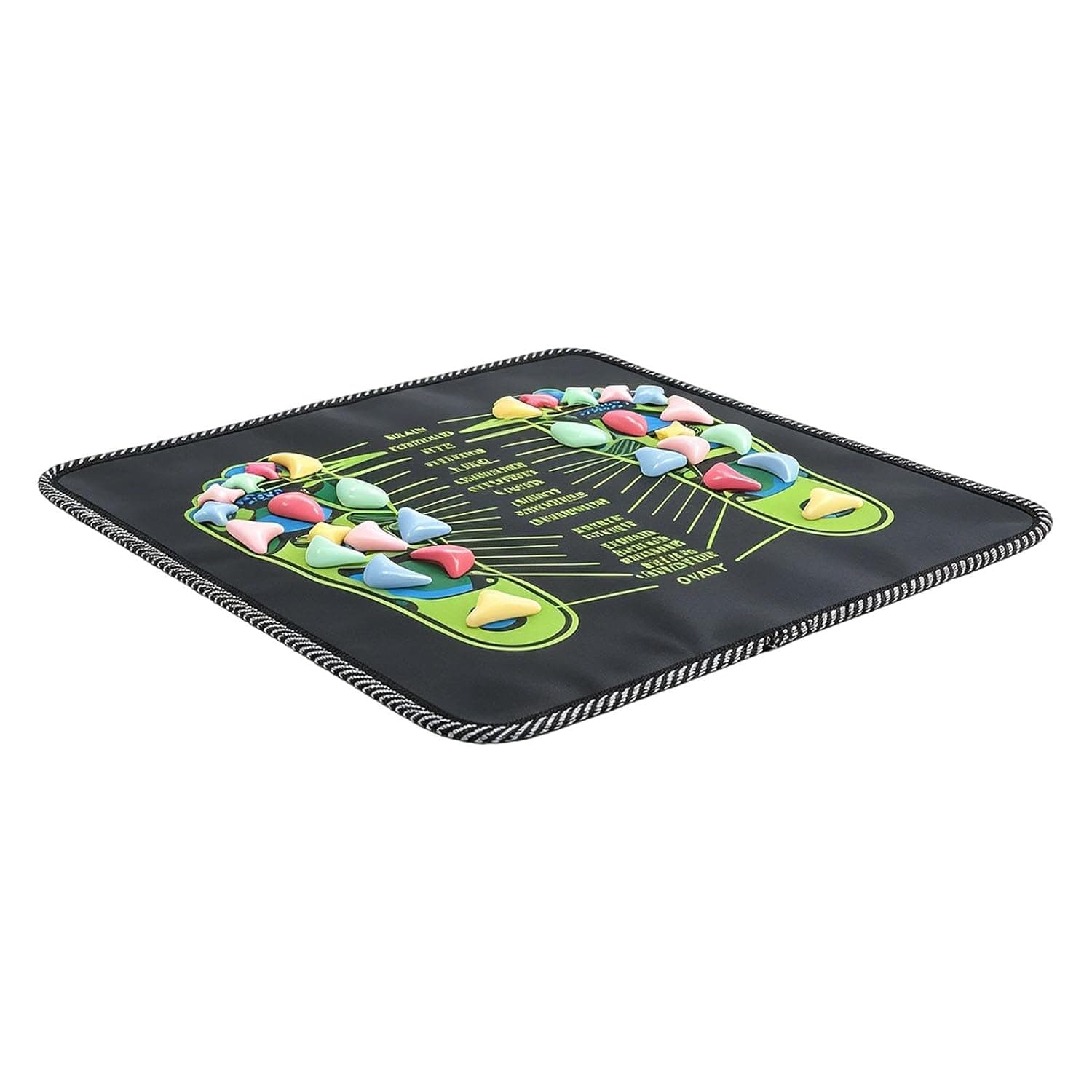 Foot Massage Mat Ergonomic Stylish Relaxation | Walking Massage Point Pad for Feet for Elderly Women Adults Living Room Bedroom Bathroom Dorm Travel