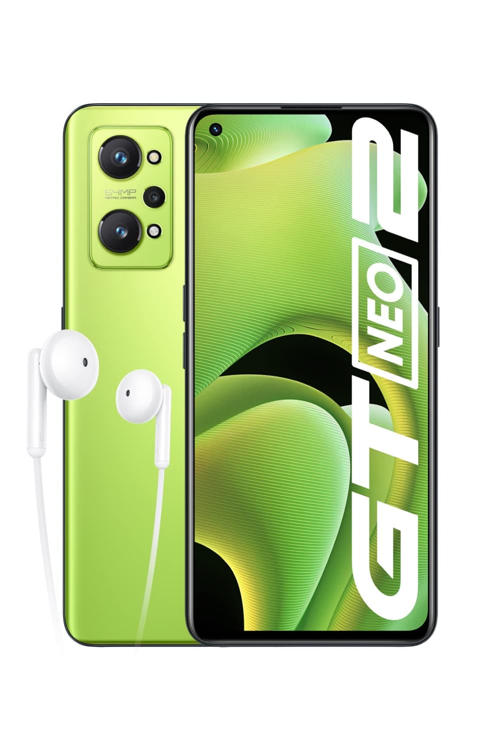 Realme GT Neo2 Dual-SIM 256GB ROM + 12GB RAM (GSM | CDMA) Factory Unlocked 5G Smartphone (Neo Green) - International Version