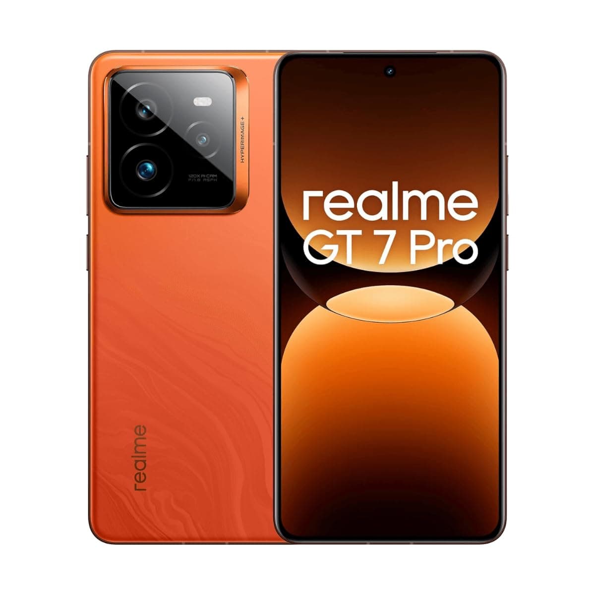 Realme GT 7 Pro DUAL SIM 256GB ROM + 12GB RAM (GSM Only | No CDMA) Factory Unlocked 5G Smartphone (Mars Orange) - International Version
