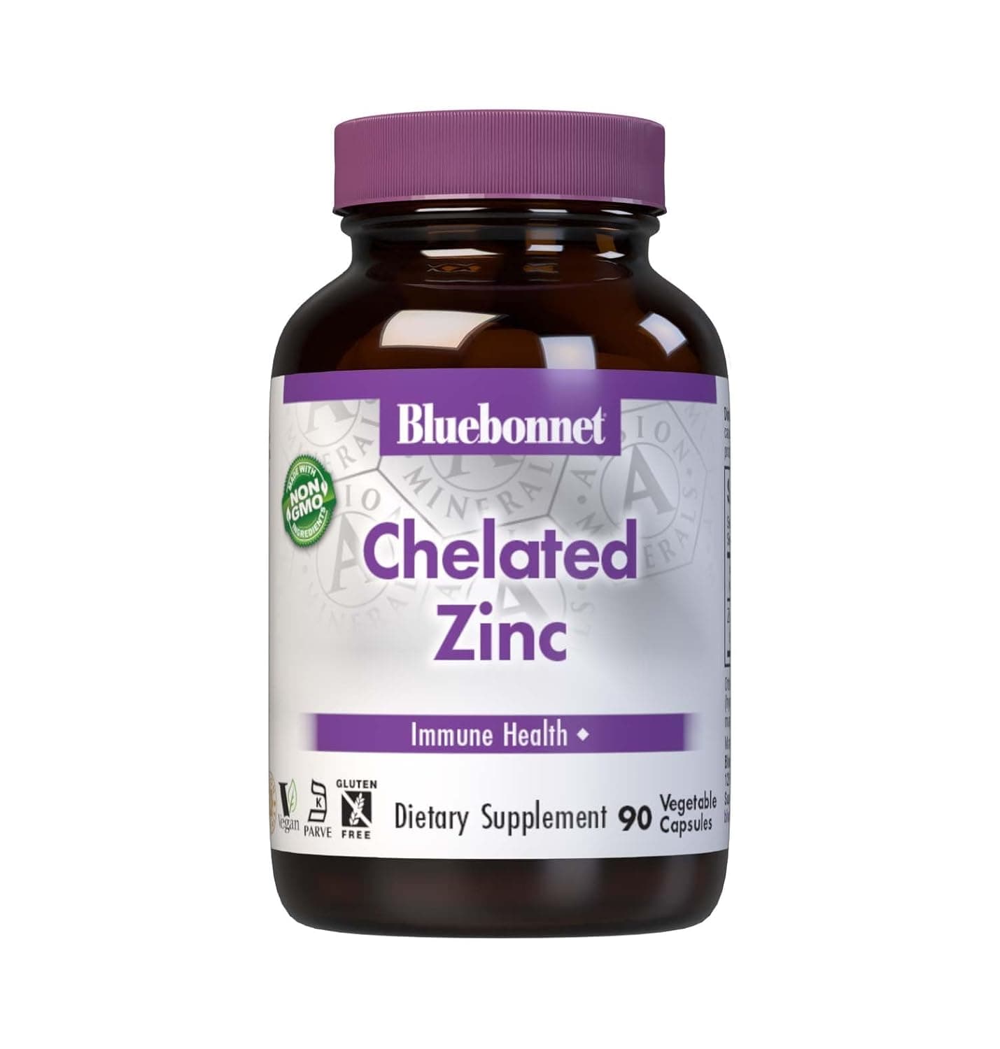 BB CHEL ZINC 30MG 90S #680 | For Immune Health & Enzyme Function; Non-GMO, Vegan, Kosher Certified, Gluten-Free, Soy-Free, Dairy-Free