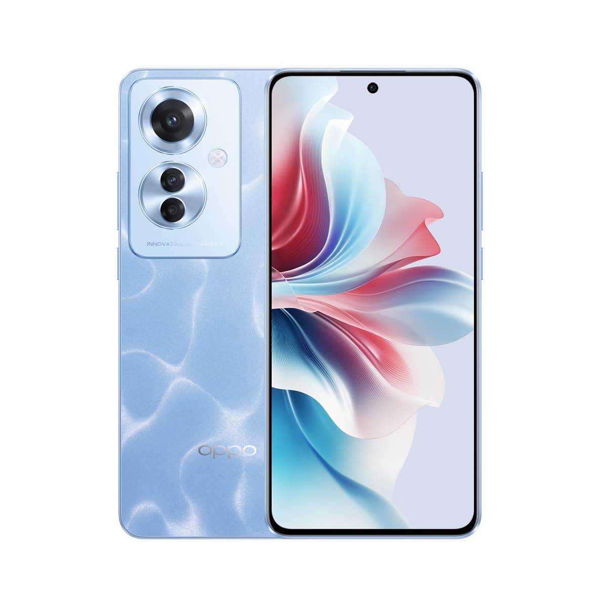 Oppo Reno11 F Dual-SIM 256GB ROM + 8GB RAM (Only GSM | No CDMA) Factory Unlocked 5G Smartphone (Ocean Blue) - International Version