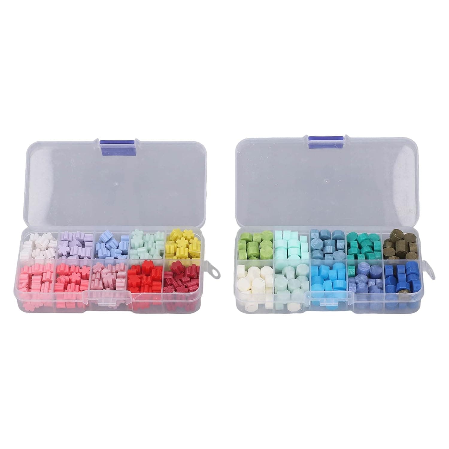 400Pcs 20 Colors Sealing Wax Beads, Sealing Stamp Wax Bead with Storage Box Wax Stamp Seal for Envelopes Packages Gift Wrapping Letter