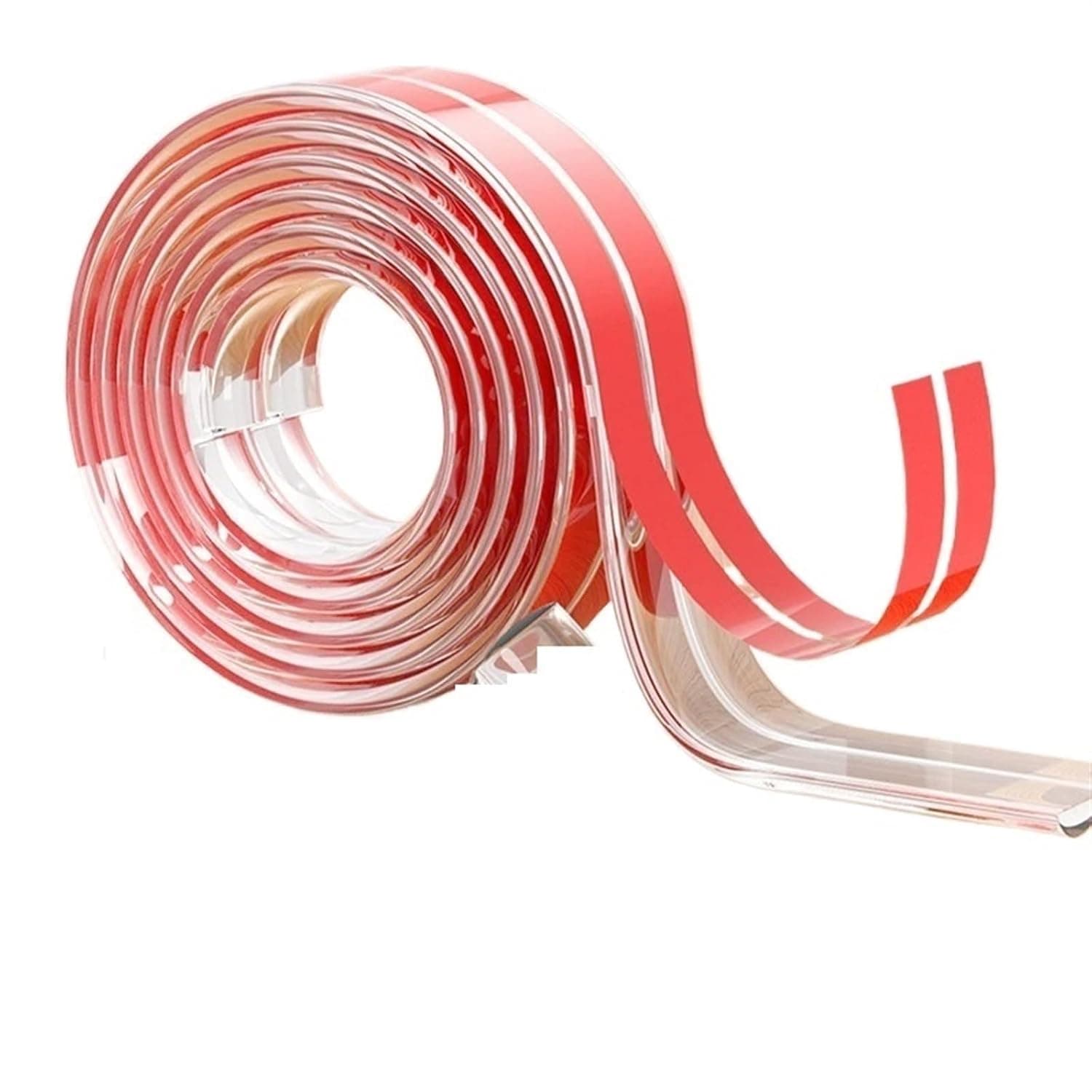 Corner Edge Table Protectors Children Safety 15MMx3Meter Transparent PVC Protection Strip Double Side Tape Anti-Bumb Kid Furniture Guard