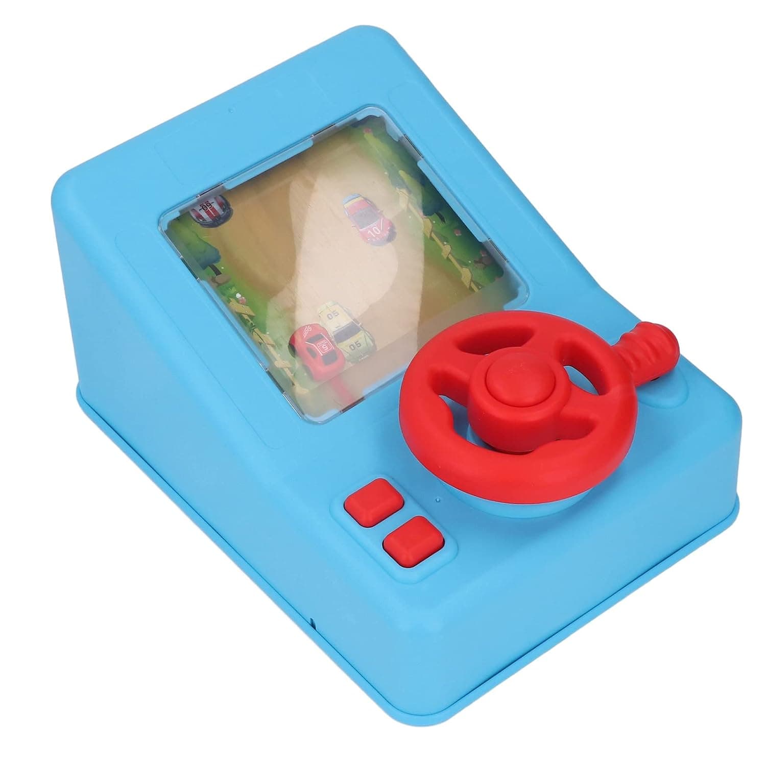 Racing Car Steering Wheel Toy, ABS Materials Scientific Design Steering Wheel For Kids, Musical Toy with Stimulating Acceleration Function and Dynamic Music For