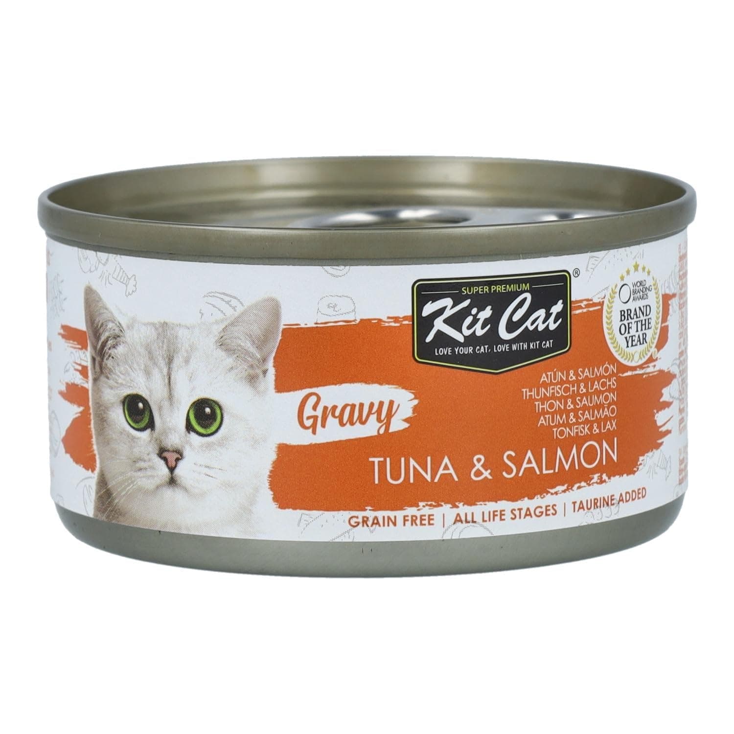 Kit Cat Gravy Wet Food Tuna Salmon 70g