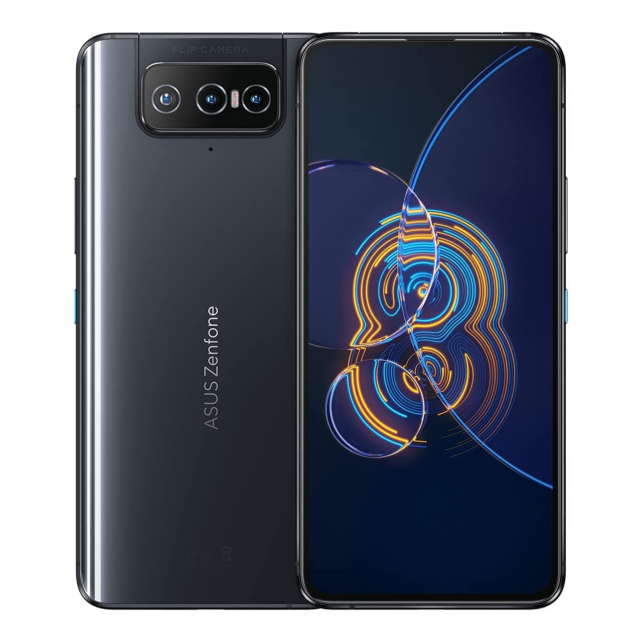 ASUS Zenfone 8 5G Dual Flip ZS672KS 256GB 8GB RAM Factory Unlocked International Version - Black