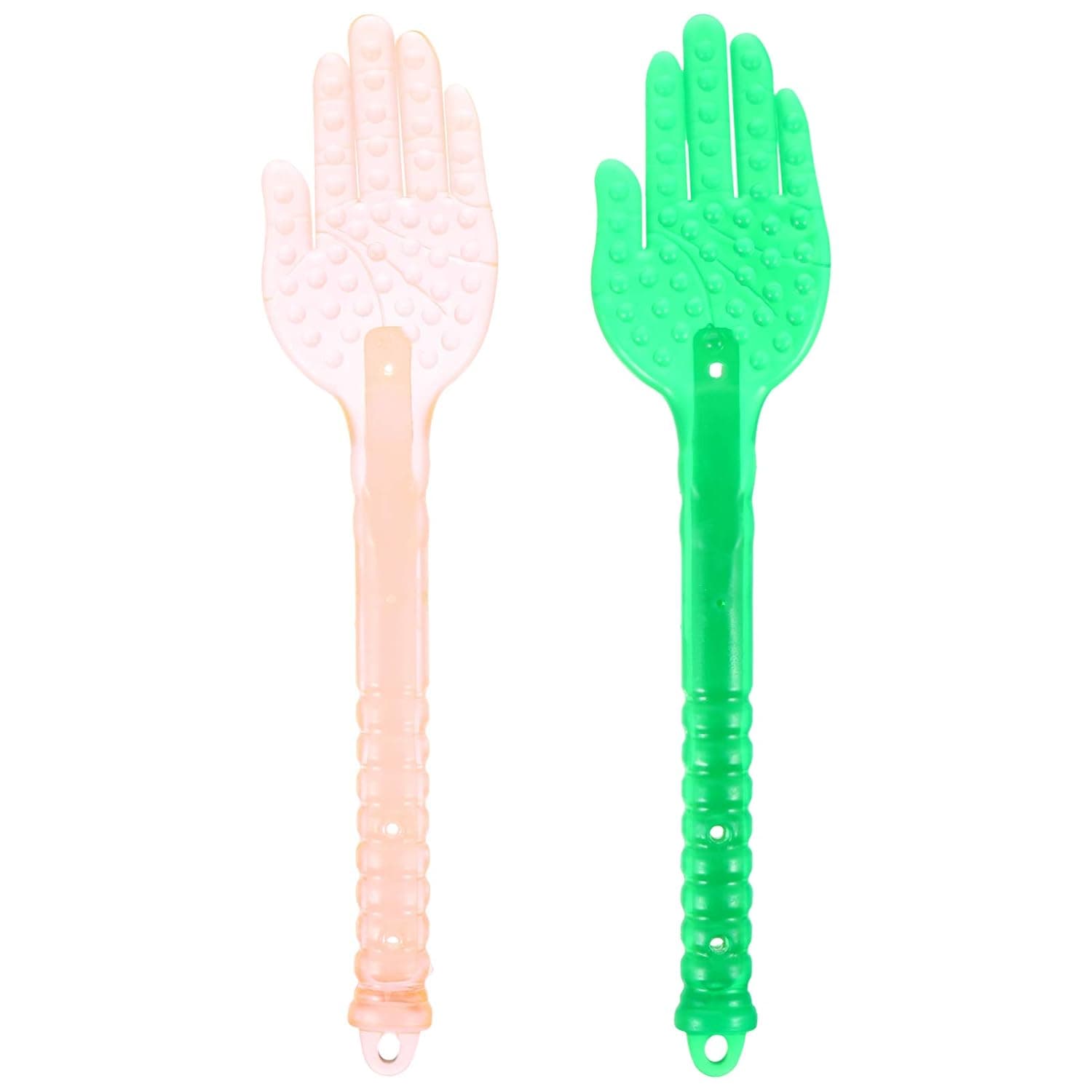 2pcs Silicone Massage Stick Pat Massager Meridian Shoot Health Beat Tapping Back Knock Body Hammer Acupoint Trigger Point Guasha Pain Relief Relaxation