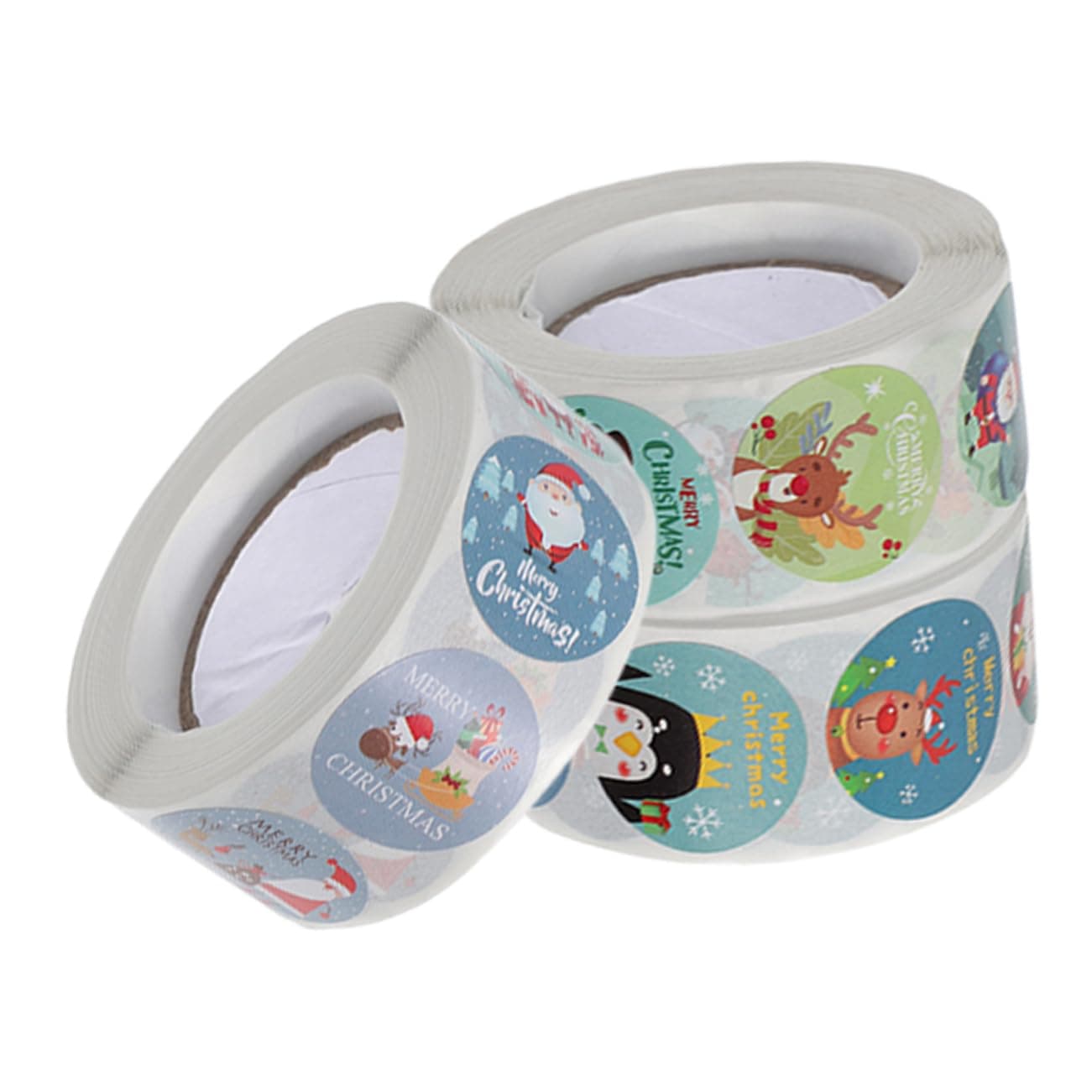 Greeting Cards 3 Rolls Copper Plate Stickers Household Applique Sealing Stickers for Packaging Sticker Label Sticker Gift Bag self Adhesive Gift Wrapping Sticker Elk Stickers