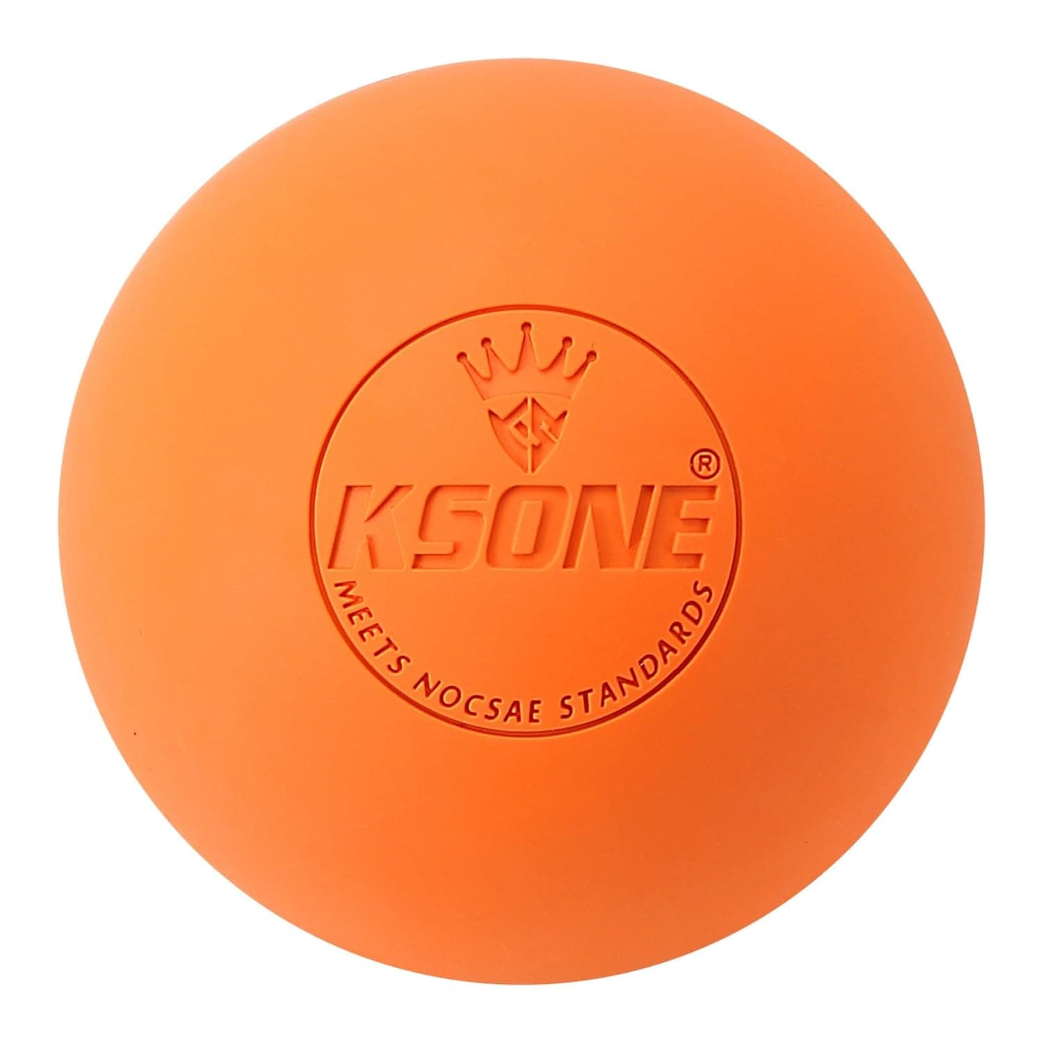 SKEIDO 6.3cm Fascia Massage Ball - Portable Yoga Ball for Muscle Relaxation, Pain Relief, and Physiotherapy (Orange)