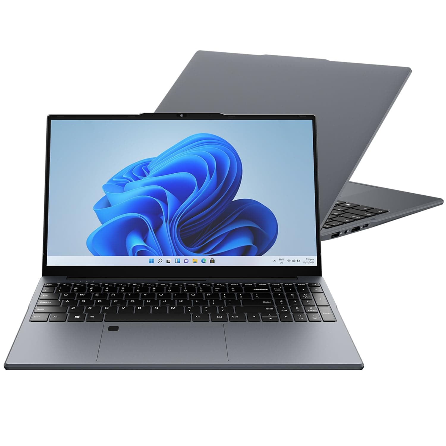 TK-R15 Business Laptop AMD Ryzen 5 3500U, 8GB RAM, 512GB SSD, 15.6" FHD IPS Display, AMD Radeon Graphics, HD Cam, Backlit Keyboard, 180 Flip, Fingerprint Reader, Windows 11 Pro, Grey