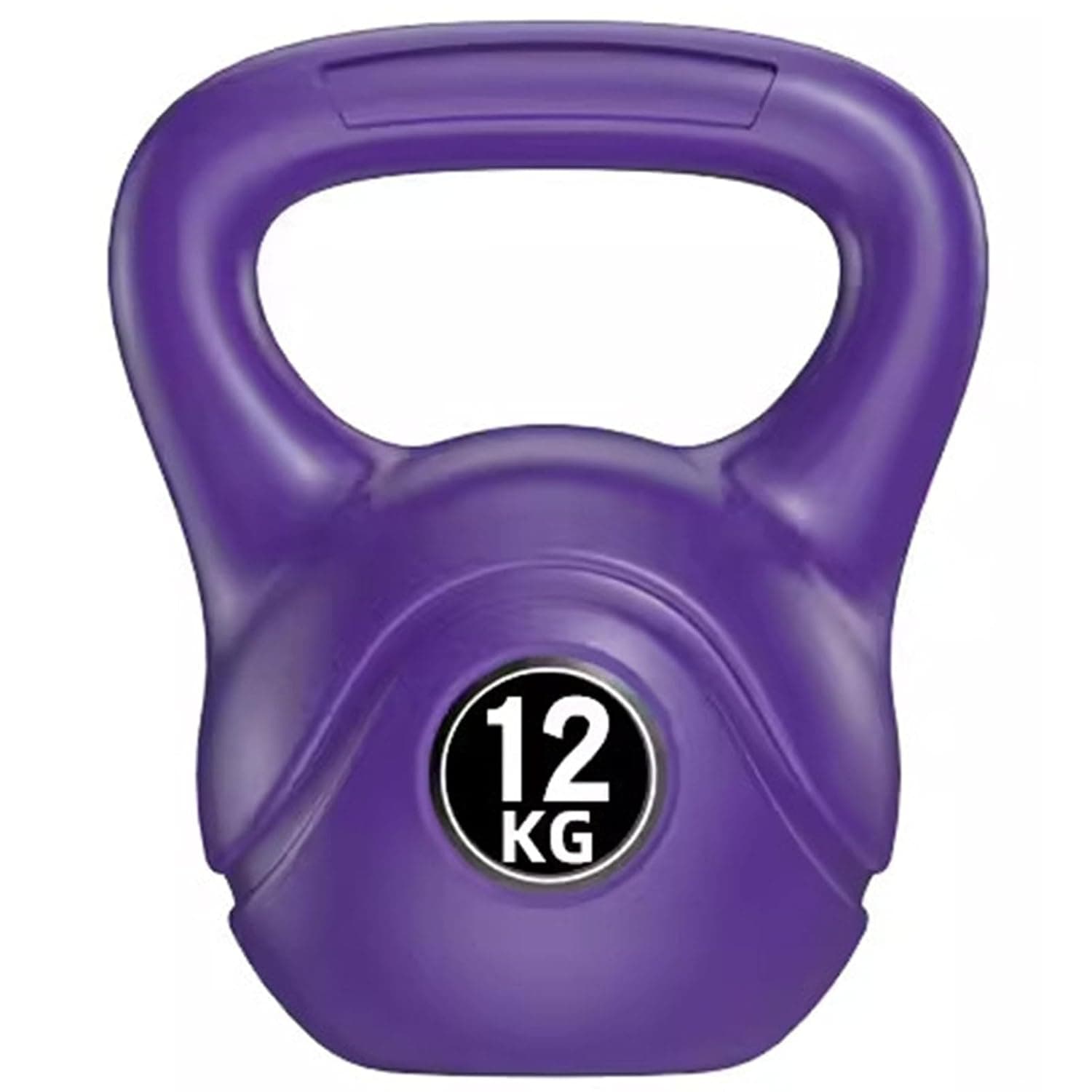 Qiccijoo Kettlebells Weights Strength Training Kettlebells for Women & Men Exercise Fitness Kettlebells for Home Gym(12kg/26.4lb-Deep Purple)