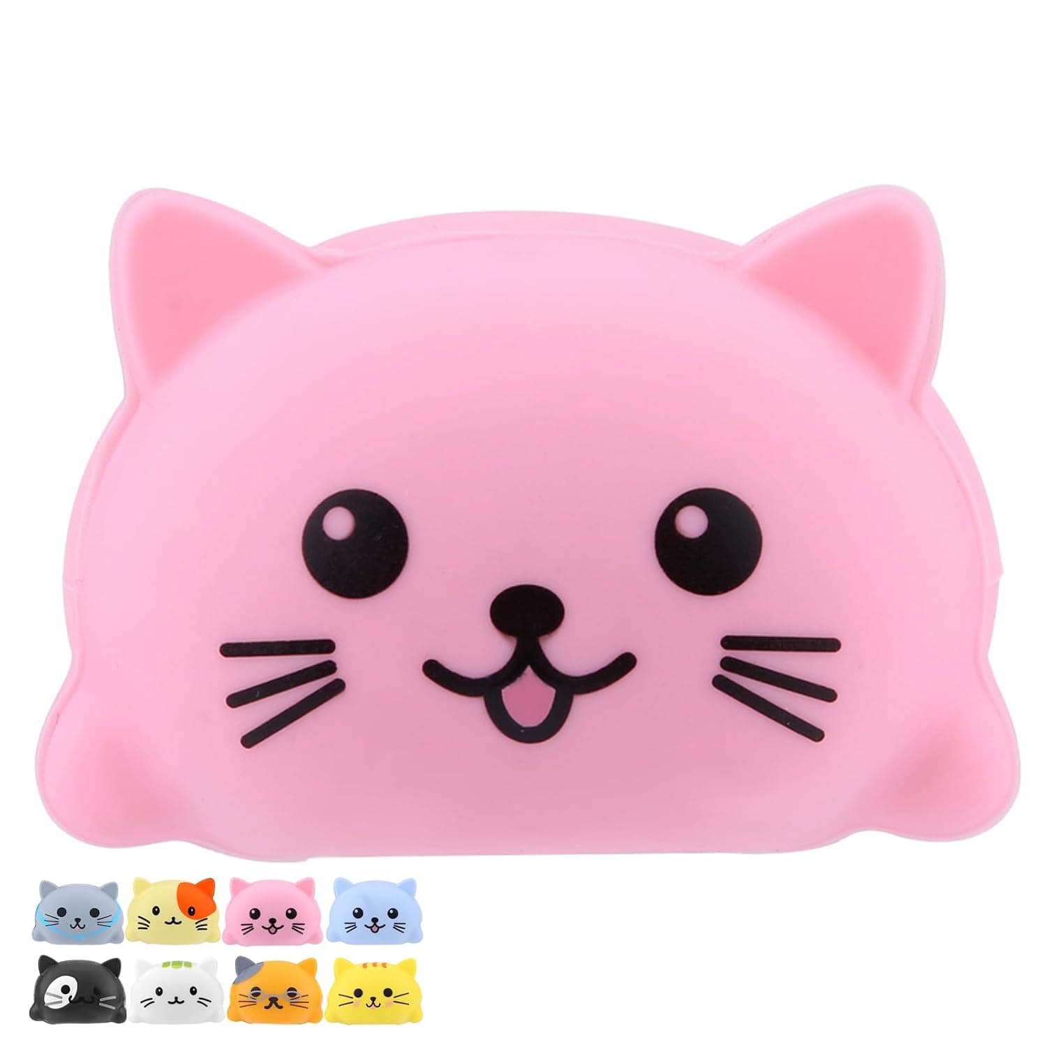Generic Musical Scale Touch Sensitive Toy Funny Learning Perfect Gift for Kids Eco-friendly Silicone Material 8pcs Set for Children (Cat)