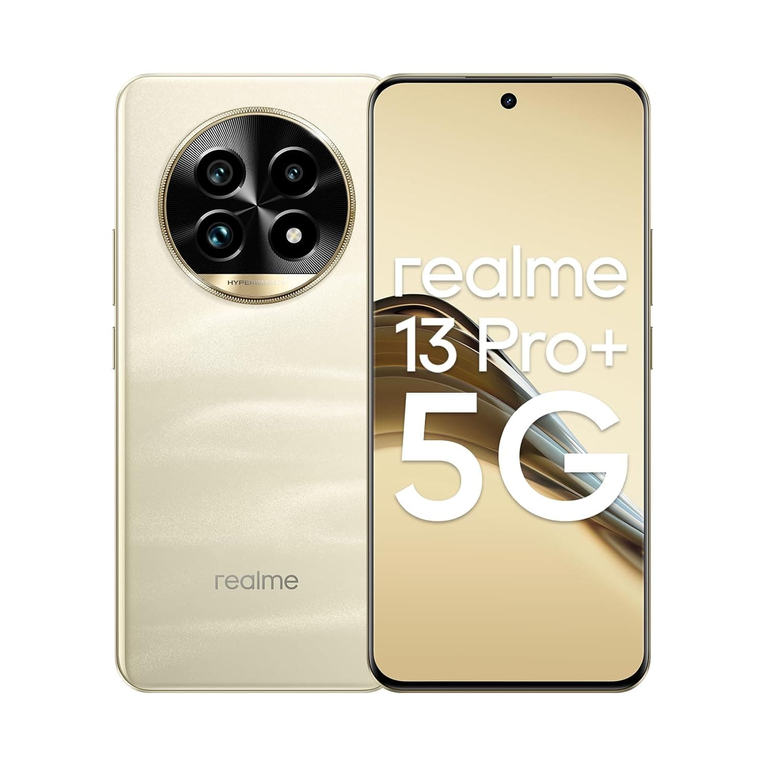 Realme 13 Pro+ Dual-SIM 512GB ROM + 12GB RAM (GSM Only | No CDMA) Factory Unlocked 5G SmartPhone (Monet Gold) - International Version