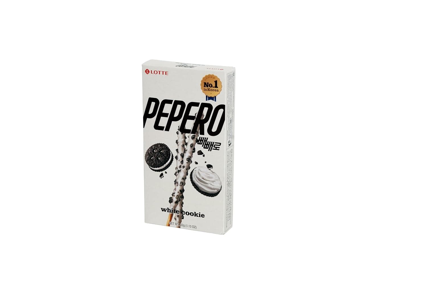 Lotte Pepero Chocolate Stick Biscuit - White Cookie 32g