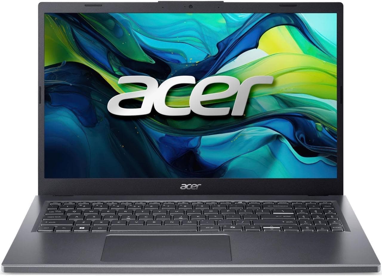 acer Aspire 15 Laptop 2025 15.6” FHD 1920 x 1080 Intel Core i9-13900H, 14-core, Intel Iris Xe Graphics, 16GB LPDDR5, 1TB SSD, Backlit Keyboard, FP, Wi-Fi 6E, 1080p FHD Camera, Windows 11 Pro