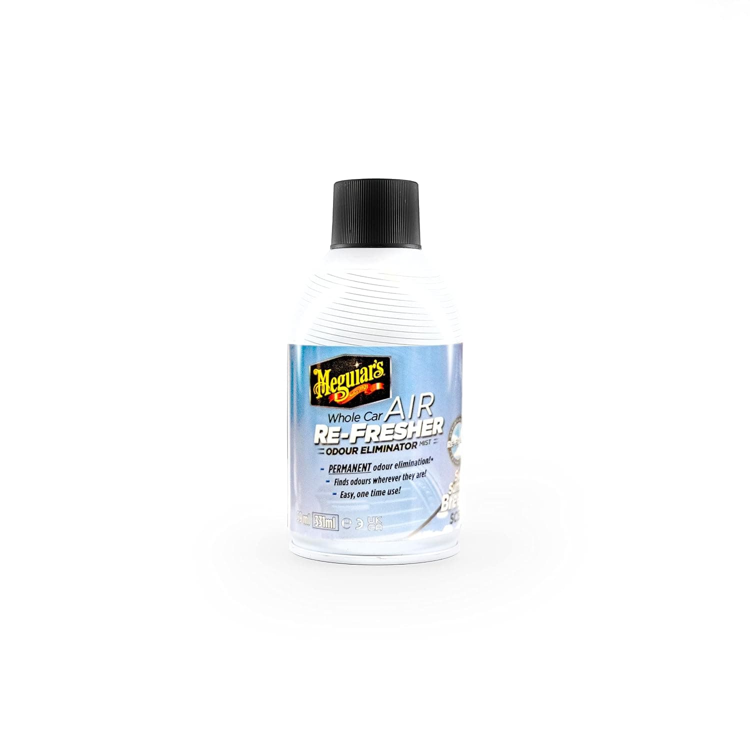 Meguiar's G16602EU Whole Car Air Re-Fresher Odor Eliminator Mist Sweet Summer Breeze Scent Air Bomb 59 ml