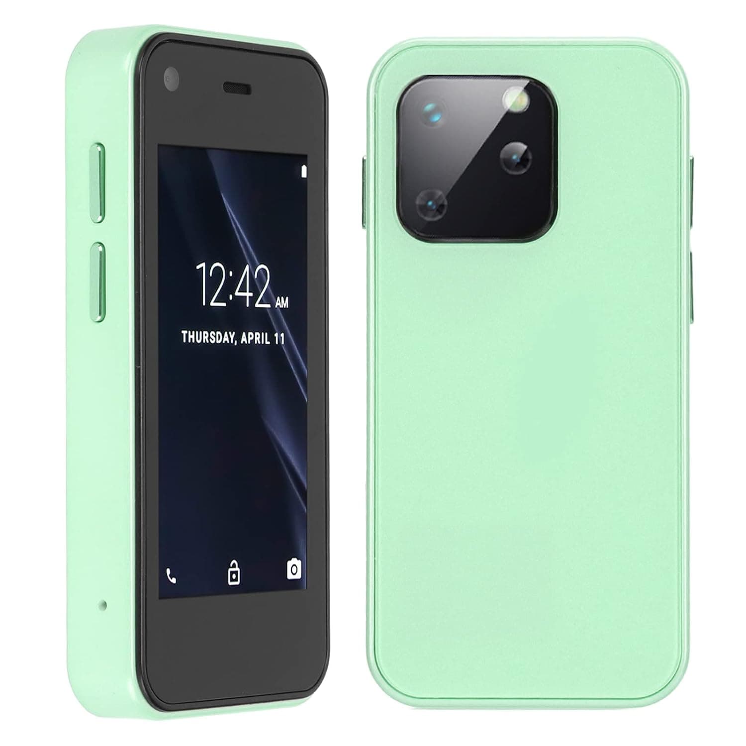 Smartphone, Mini Phone 2.5 Inch HD Touchscreen Brilliant 1GB RAM for Entertainment (Color : G)