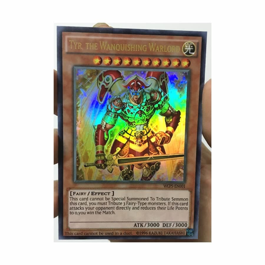 SA-LUX - Yu%Gi%Ohs TYR THE VANQUISHING WARLORD 2008 Prize English DIY Тоуs Hobbies Hobby Collectibles Game Collection Anime Cards