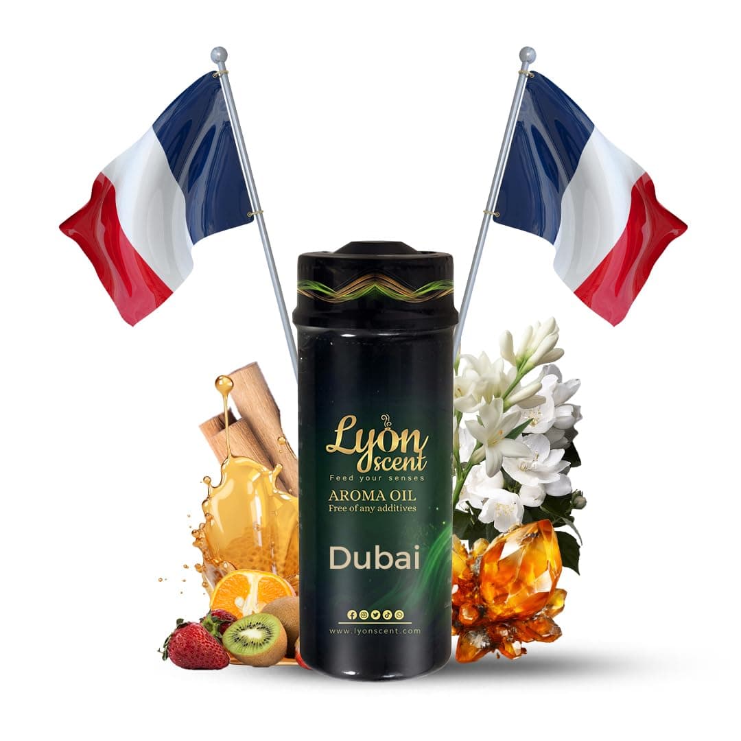 Lyon Scent Dubai Fragrance Oil refill for Diffuser Machine, make your spaces smells like the luxurious city, will feed your space a relaxness smell (170ml, Dubai)