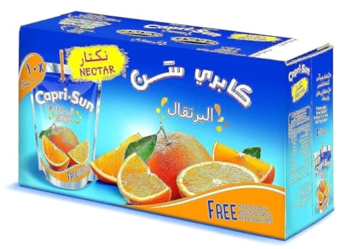 Capri-Sun Nectar 30% Orange Juice Drinks 200 ml, Pack of 10