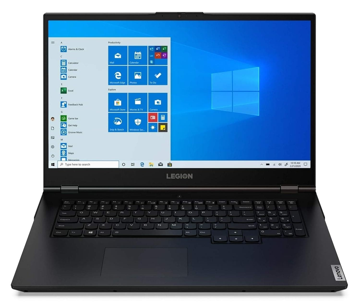 Lenovo Legion 5 17.3" FHD Gaming Laptop with Intel 6 Core i7-10750H up to 5 GHz, 16GB DDR4, 1TB HDD + 256GB PCIe SSD, and GTX 1660Ti 6GB Graphics