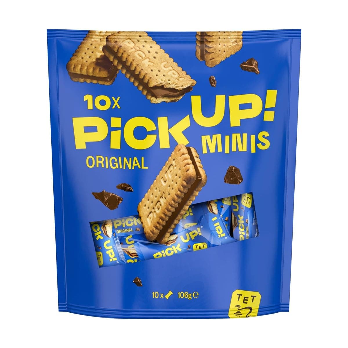 Bahlsen Chocolate Pick Up! Minis Choco Biscuits, 106 g